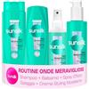 Sunsilk Kit Onde Meravigliose Shampoo 250ml, Balsamo 200ml, Crema Styling 200ml e Sea Salt Spray 150ml, Set Capelli Mossi, Effetto Anticrespo, Onde Morbide, Definite e Naturali