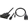 Logilink Cavo da USB-C a DVI D 1,8m