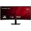 ViewSonic Monitor VA3420C Curvo 34" UltraWide Quad HD Nero