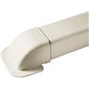 Artiplastic Curva a Muro per Canalina Condizionatore Dual e Trial Split, Passaggio a Muro 110 x 75 mm, Pvc, Bianco