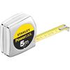 STANLEY 0-33-194 Flessometro Powerlock, 5 m x 19 mm, Con Foro