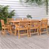 Vidaxl Tavolo da Giardino 200x90x75 cm Legno Massello di Acacia
