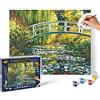 Schipper 609130620 - Dipingi coi Numeri, Il Ponte Giapponese di Claude Monet