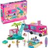 Mega Brands MEGA Barbie - Camper dei Sogni, playset da costruire da 580 pezzi, include 4 mini bambole e tanti accessori, giocattolo per bambini, 6+ anni, HPN80