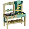 TOP BRIGHT Topbright 1212472024de0001, Cucina da Esterno ad Acqua Bambini 36+ Mesi, Mud Kitchen con Accessori, Gioco Educativo Outdoor
