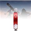 Yobadam Anello per Telescopio Guida da 50 Mm con Viti M6 e 1/4, Accessorio per Telescopio in Lega di Alluminio per Telescopi Guida da 30-50 Mm, Supporto Sicuro per Astrofotografia Rosso