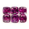 Gemsporium Cuscino Taglio Rosa Naturale Lampone Rodolite Granato 7.08ct 6mm 6pcs Lot Gemma