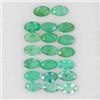 Gemsporium Taglio Ovale Naturale Non Scaldato Verde Smeraldo Brasile 20pcs 4.43ct 5x3mm Lot