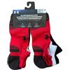 Under armour 6 Paia Under armour Ua Performance Tech No Show Calze Red Ast Grigio Scuro Large