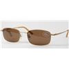 Big Wave Occhiali Da Sole Vintage Big Wave Titan 737/3 Oro Pallido Unico Raro 53-20-140mm