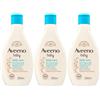 Aveeno Baby Daily Care Bagnetto Corpo e Capelli 250 ml, Shampoo bagnoschiuma bambini delicato 2in1 3x250 ml