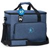 Obics® Borsa termica porta pranzo 30 litri blu (grande) - Frigo isoterma portatile alimenti, ufficio, picnic e da viaggio - Borsa-Frigo rigidia e termiche isolata - Box frigorifero e thermico