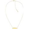 Calvin Klein Collana con Pendente da Donna Collezione SCULPTED in Acciaio Inossidabile con placcatura ionica Oro Giallo - 35000816