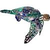 Phefop Arte del Metallo del Mare del Pesce Vela, Decorazione da Parete con Animali in Ferro Zincato per L'organizzazione di Bagno e Ripostiglio, Squisita Decorazione per la Casa