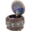 MAGT Carillon Vintage, Carillon con 12 Costellazioni con Dea Rotante Scintillanti Luci a LED Carillon Classico per Decorare (Capricorn)