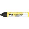 KREUL 49702 - Penna per Candele, Gialla, 29 ml, Penna per Candele con Punta fine per dipingere, Vernice con Cera d'api per Decorare e dipingere Le Candele