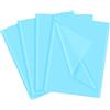 LZRinue 60 fogli di carta velina azzurra, 35 x 50 cm Carta velina per confezioni regalo per confezioni regalo di Natale Artigianato d'arte Fai da te Compleanno Matrimonio Baby Shower Confezione regalo