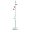 vidaXL Appendiabiti Blu 172 cm in Ferro Verniciato a Polvere