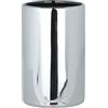 Wenko 19893100 Bicchiere Portaspazzolini Polaris, Ceramica, 7,5 x 11,2 x 7,5 cm, Cromo