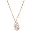 SWAROVSKI PENDENTE SWAN, TAGLIO MISTO, CIGNO PLACCATO ORO ROSA