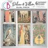Deluxe & Vellum Dual Pack Courtly Love cm 15 x 15
