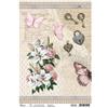 Carta di riso Lover's Lock Courtly Love