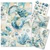 Set da 4 Carte di riso Edge of the Ocean A4