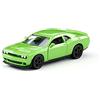 siku 1408, Dodge Challenger SRT Hellcat, Metallo e Plastica, Verde, Portiere apribili, Auto giocattolo per bambini