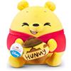 Snackles Disney, peluche da 35 cm di ZURU, peluche con accessorio snack(WINNIE THE POOH)