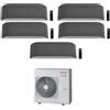 Toshiba CONDIZIONATORE TOSHIBA PENTA SPLIT HAORI 9000+9000+9000+12000+12000 BTU WIFI INVERTER RAS-5M34G3AVG A++