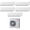 Toshiba CONDIZIONATORE TOSHIBA PENTA SPLIT SHORAI EDGE 7000+7000+7000+7000+12000 BTU WIFI INVERTER RAS-5M34G3AVG-E A++