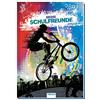 TROTSCH TRÖTSCH - Meine Schulfreunde BMX | Freundebuch für Schulfreunde im coolen BMX-Look: Freundschaftsbuch mit viel Platz für Fotos, Hobbys und gemeinsame Erlebnisse | Ab 6 Jahren