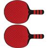 BESTonZON 2 Pezzi Racchetta da Ping Pong Verde in Plastica per Principianti Controllo Forte e Stabilità Migliorata per Allenamento All'aperto e Uso Professionale