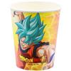Chaks 8 Bicchieri in Cartone Dragon Ball Z - Giallo