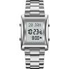 lvifloae 1815 orologio digitale musulmano per la preghiera Qibla Compass Hijri Calendario Quran Bookmark Selezione Città Funzione Data Alarmarna Retroilluminazione 30M Men Azan (Argento)