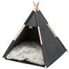 Trixie Grotta Tipi, Feltro, 55 × 65 × 55 cm, Antracite