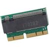 Risegun Hard disk a NVME SSD Convert Adapter Card Compatibile con Mac-Book 2013 2014 2015