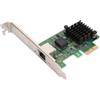 Ouitble Scheda di Rete PCIe da 2,5 Gb I210-T1 Adattatore per Scheda di Rete PCIe X1 Gigabit 10/100/1000/25000Mbps con 2 Indicatori LED Compatibile con Wins11/10 Wins Server 2022/2019