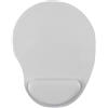 CUSROS Tappetino per mouse verticale con filo, tappetino per mouse da polso in memory foam, design a cuneo a gradini, supporto ergonomico per il polso, antiscivolo, per casa e ufficio, grigio