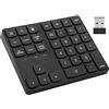 lvifloae Mini KeyPad numerico 35 Chiavi 2.4G Wireless Ultra Slim Tastiera portatile Forniture Mini KeyPad Numerico 35 Chiavi numeriche