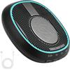 Demlaka Mouse ultra sottile: timer a intervalli regolabili, porta USB portatile, senza driver, Home Office, movimento realistico, per ufficio e casa (nero)
