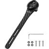 Ravemen Supporto frontale per manubrio integrato compatibile con computer da bici Garmin, supporto per bici da strada in fibra di carbonio compatibile con Action Camera, Hammerhead Karoo, COOSPO,