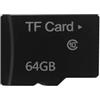 YIWEOG Scheda di memoria flash Scheda SDXC UHS-I da 64 GB Scheda di memoria flash ad alta velocità per smartphone, pad, fotocamere dash e lettore MP3