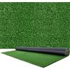 VEVOR Erba Artificiale, 365,76 x 213,36 cm, Tappeto in Erba Sintetica, Altezza Pelo 1,5 cm, Prato Sintetico Realistico con Fori di Drenaggio, Facile da Pulire, per Giardino, Balcone, Patio e Interni