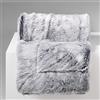 Douceur d'Intérieur, Plaid Antartic (180 x 220 cm) grigio, finta pelliccia
