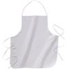Grembiule in cotone e poliestere 120 g/m² personalizzato White personalizzate o neutre