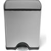 simplehuman Cestino per rifiuti Cestino per rifiuti Contenitore Casa Ufficio Tavolo SIMPLEHUMAN