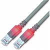 EasyLan Cavo patch RJ45 SACON CAT.6, S/FTP, identificazione luminosa, LSOH, grigio, 5,0 m