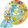 Click Europe Puzzle rotondo, 150 pezzi, Boppi - Le stagioni dell'anno