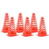 vidaXL Coni da Calcio 6 pz Impilabili Arancioni 13x13x22,5 cm vidaXL